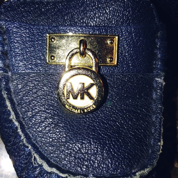 MICHAEL Michael Kors Hamilton navy 6M EUC - Picture 3 of 6